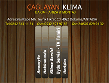Tablet Screenshot of antalyaklimaariza.org